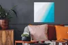 MuchoWow® Poster Strand - Meer - Blau 50x50 cm - Produktbild-Vorschau 2