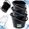 Vilde | Eimer Set - 3 Stück - 5 L / 10 L / 14 L - Schwarz - Produktbild-Vorschau 2