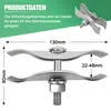 10 Stück Bauzaun Verbindungsschelle 42 x 42mm, Mobilzaun Produktbild-Vorschau 4