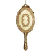 Christbaumschmuck 16,5cm Keramik Handspiegel Figur Gold Produktbild-Vorschau 2