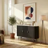 Dressoir 'Olvehok', 110 x 40 x 77 cm, met 3 deuren en 4 Productafbeelding-voorbeeld 1