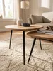 Industrial Style Beistelltische, 2er Set aus Holz und Produktbild-Vorschau 7