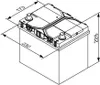 BOSCH S4 E40 Starterbatterie 12V 65Ah 650A/EN D23 für Mazda Produktbild-Vorschau 1