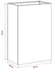 vidaXL Jardinières pour l'extérieur, lot de 2, aspect Voir les images du produit 8