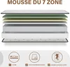 DEWINNER Matelas 90x190 cm,Matelas en Mousse à Mémoire de Voir les images du produit 6