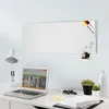 banjado Magnettafel weiß 75x30cm groß Magnetwand aus Metall Produktbild-Vorschau 2