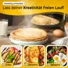endusor Crepe Pfanne für Induktion mit Antihaftbeschichtung Crêpes, Pfannenkuchen und Pfannkuchen Produktbild-Vorschau