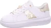 A single white sneaker with gold accents and a dragonfly charm. Produktbild-Vorschau