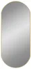 vidaXL Miroir mural Golden 90x40 cm Ovale Voir les images du produit 1