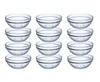12x Schüsseln aus Glas Ø 9 cm Glasschälchen Dipschale Produktbild-Vorschau 1