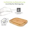 Greenable ® Butterdose - Nachhaltiger Behälter aus Bambus Produktbild-Vorschau 4