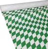 JUNOPAX Papiertischdecke 50m x 1,00m Raute grün-weiß Produktbild-Vorschau 1