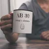 Ab 30 hängt´s abwärts Kaffeebecher Schwarz Besonders Produktbild-Vorschau 6