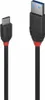 LINDY 36915 0.5m USB 3.1 Typ C an A Kabel 3A, Black Line Produktbild-Vorschau 5