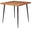 Esszimmertisch LODI 80x76x80 cm Massivholz Akazie / Metall Produktbild-Vorschau 16