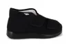 A single black slipper shown from the side against a white background. Produktbild-Vorschau