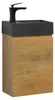 Waschbecken Angela 40 x 22 cm - Schwarz - Waschbecken für Produktbild-Vorschau 3