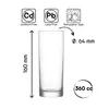 LAV Liberty Longdrinkgläser – 360 ml (12 1/4 oz), 6er Set Produktbild-Vorschau 4