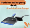 Kehrschaufel Set Handfeger und Schaufel Kehrgarnitur Besen Produktbild-Vorschau 5