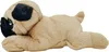 A plush toy pug lying on its side. Produktbild-Vorschau