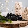 Kunststoff Weihnachtskugel schwarz - 24 Stück Ø 3cm Deko Produktbild-Vorschau 2