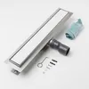 Duschrinne Glas weiß 500 x 70 mm höhenverstellbar Produktbild-Vorschau 3