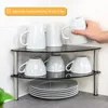 bremermann Glas-Eckregal, Tellerregal, 2 Ebenen, Produktbild-Vorschau 4