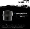 Halder SIMPLEX 3202.050 Replacement head Semihard 125 g 1 Anteprima dell’immagine prodotto 18