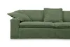 KAWOLA Sofa NETTA XL 3-Sitzer Bezug abziehbar Cord moosgrün Produktbild-Vorschau 4
