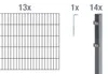 Alberts 650872 Doppelstabmattenzaun als 22 tlg. Náhled obrázku produktu 3
