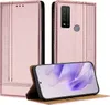 Handyhülle für TCL 20 R 5G Leder Flip Klappbare Schutzhülle Produktbild-Vorschau 1