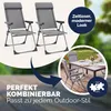 Casaria 2x Sedie da Giardino in Alluminio Pieghevoli Anteprima dell’immagine prodotto 6