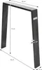 ML-Design zestaw 2 nóg do stołu Loft, 75x72 cm, Podgląd zdjęcia produktu 6