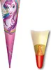 ROTH Schultüte Einhornportrait 70cm mit Glittereffekt rund Produktbild-Vorschau 6