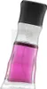 A bottle of pink perfume with a black cap. Podgląd zdjęcia produktu