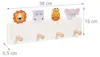 Relaxdays Kindergarderobe, 4 Haken, Design C, Wandmontage, Produktbild-Vorschau 4