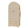 A freestanding wardrobe with arched doors and drawers. Podgląd zdjęcia produktu