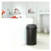 Brabantia Touch Bin, 60 l, rond, noir, manuel, 40 cm, 400 Voir les images du produit 10