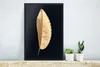 MuchoWow® MuchoWow® Gerahmtes Poster Blatt - Baum - Gold Produktbild-Vorschau 5