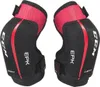 A pair of black and red CCM EPK elbow pads for children. Podgląd zdjęcia produktu