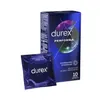 A box of Durex Performa condoms and one individual condom wrapper are shown against a white background. Produktbild-Vorschau