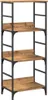vidaXL Regał dębowy Artisan 50x33x117,5 cm materiał Podgląd zdjęcia produktu 1