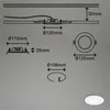 LED Einbauleuchte 3er Set 4000K Ø12cm 8W IP44 Kunststoff Produktbild-Vorschau 4