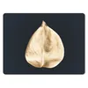 MuchoWow® Mauspad Mousepad Blätter - Schwarz und Gold - Produktbild-Vorschau 1