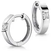 MATERIA Damen Creolen Klappcreolen 925 Sterling Silber mit Produktbild-Vorschau 3