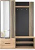 Garderobenschrank Lago, Flurgarderobe 140 x 200 x 40 cm, Produktbild-Vorschau 1