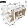 Flieks Lit superposé 90x200cm avec Led, lit métallique pour Voir les images du produit 5