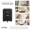 tectake® Rollcontainer Vagur mit 2 Schubladen für Dokumente Produktbild-Vorschau 6