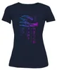 t-Shirt damski Japanese Wave Ukiyoe Neon Vaporwave Podgląd zdjęcia produktu 2