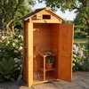Werkzeugschrank aus Holz, ca. 88 x 45,5 x 168 cm, braun Produktbild-Vorschau 11